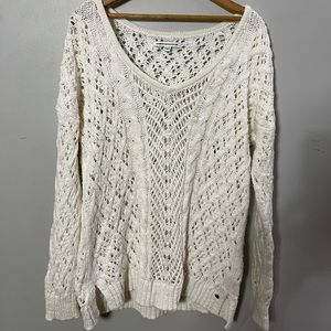Ivory American Eagle Sweater Medium